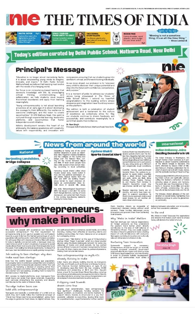  DPS Mathura Road Featured at TOI - Photo 9