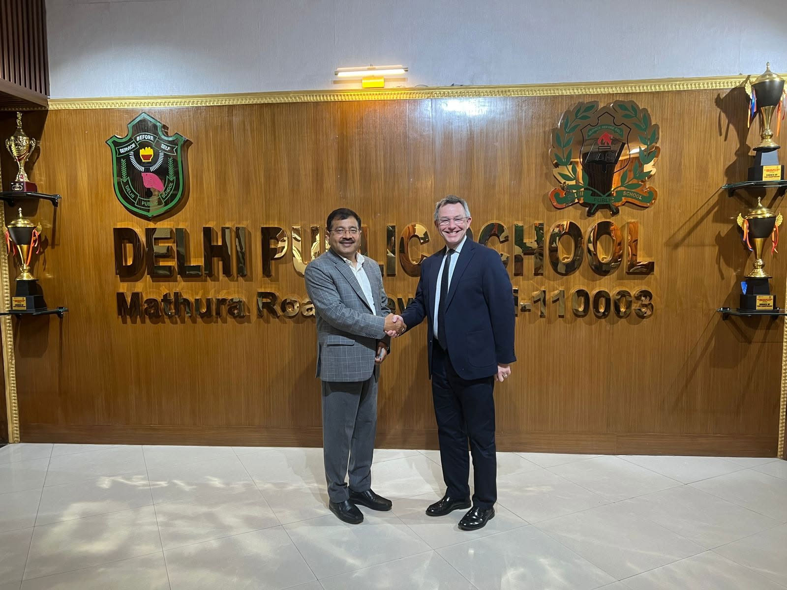 Dr. Spencer Pitfield OBE, Founder and Director of SPL Strategies, met our Principal, Dr. Ram Singh